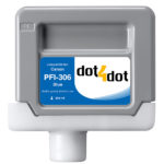 Dot4Dot Canon imagePROGRAF PFI-306 Blue Cartridge