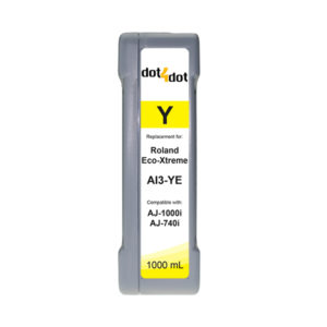 dot4dot Roland Eco-xtreme i Yellow Ink Cartridge